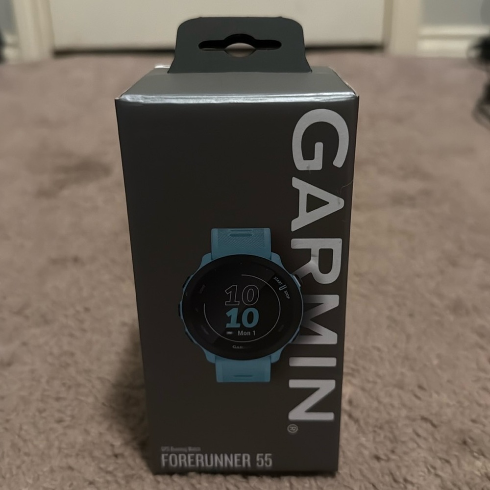 Garmin Forerunner 55 GPS Running Watch - Blue